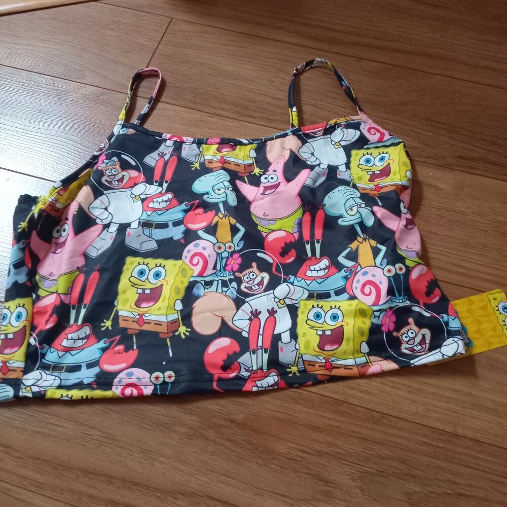 SHEIN x SpongeBob Squarepants Crop Top (NWT)